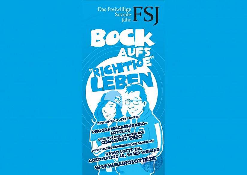 Flyer: FSJ bei Radio LOTTE ab Sommer 2024